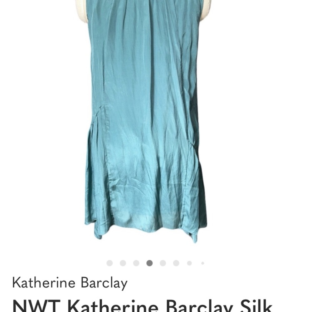 Katherine Barclay Silk Tunic in Gray